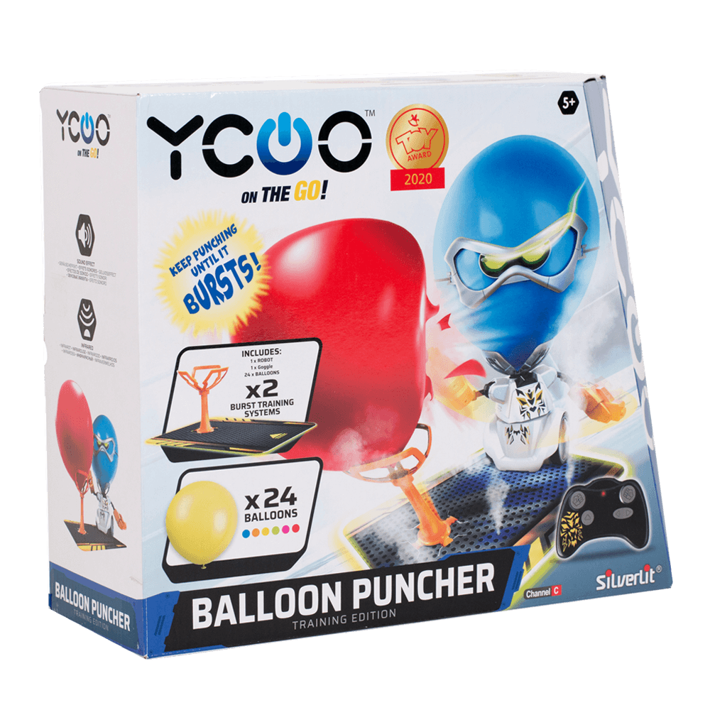 Silverlit Robo Kombat Balloon Puncher Battle Robots 2 Controllers & Balloons