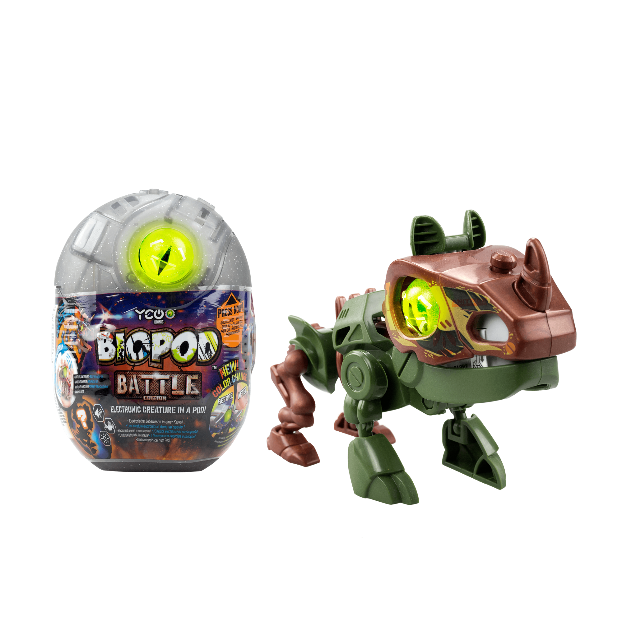  YCOO Deluxe Arena Biopod Kombat - 2 Electronic Creatures with  Sound and Light Effects to Build 2 Bases - 10 Models to Collect - LR44  Batteries Included - Children's Toy from 5 Years : Toys & Games
