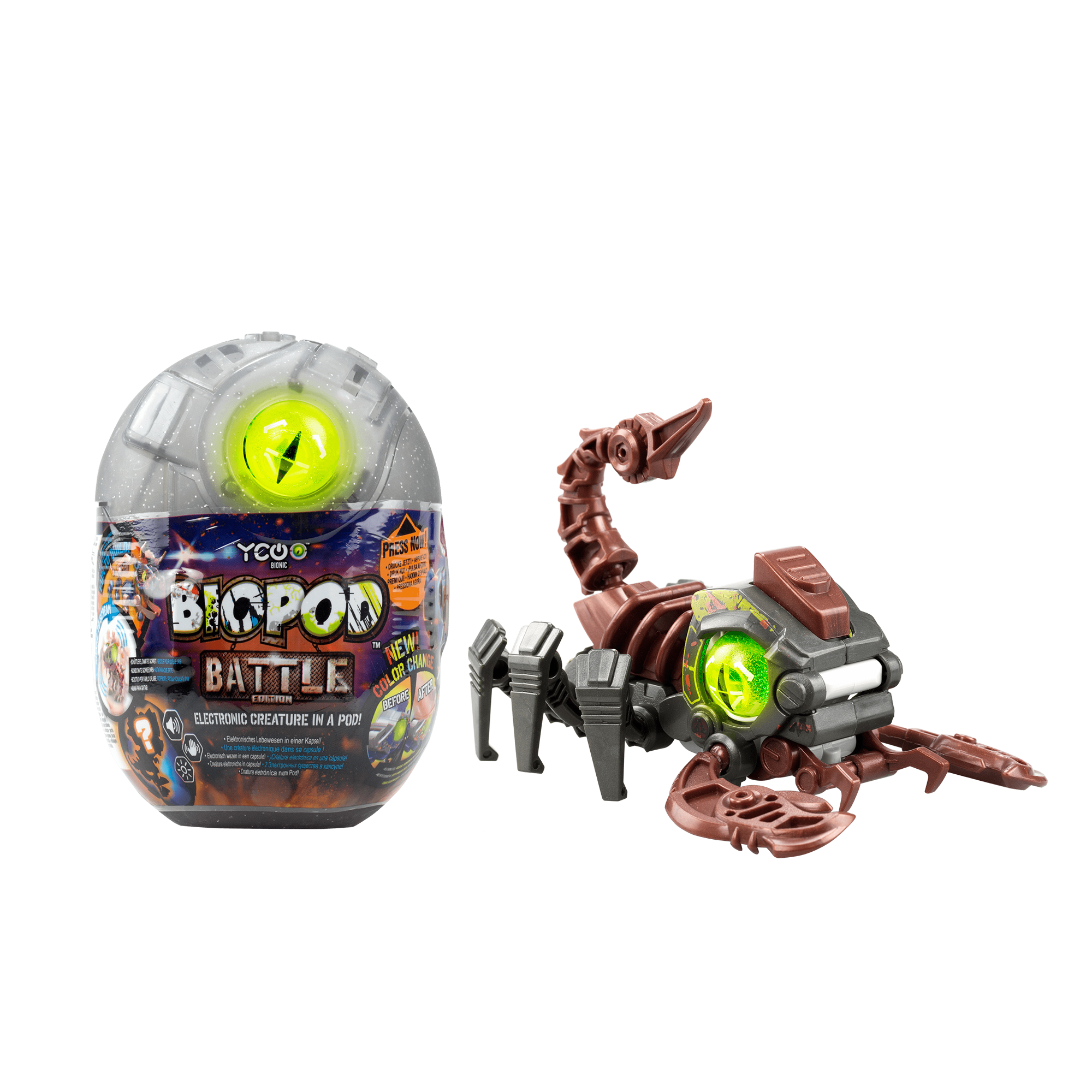 YCOO -MEGA BIOPOD - Robot Dinosaure intéractif dans sa capsule
